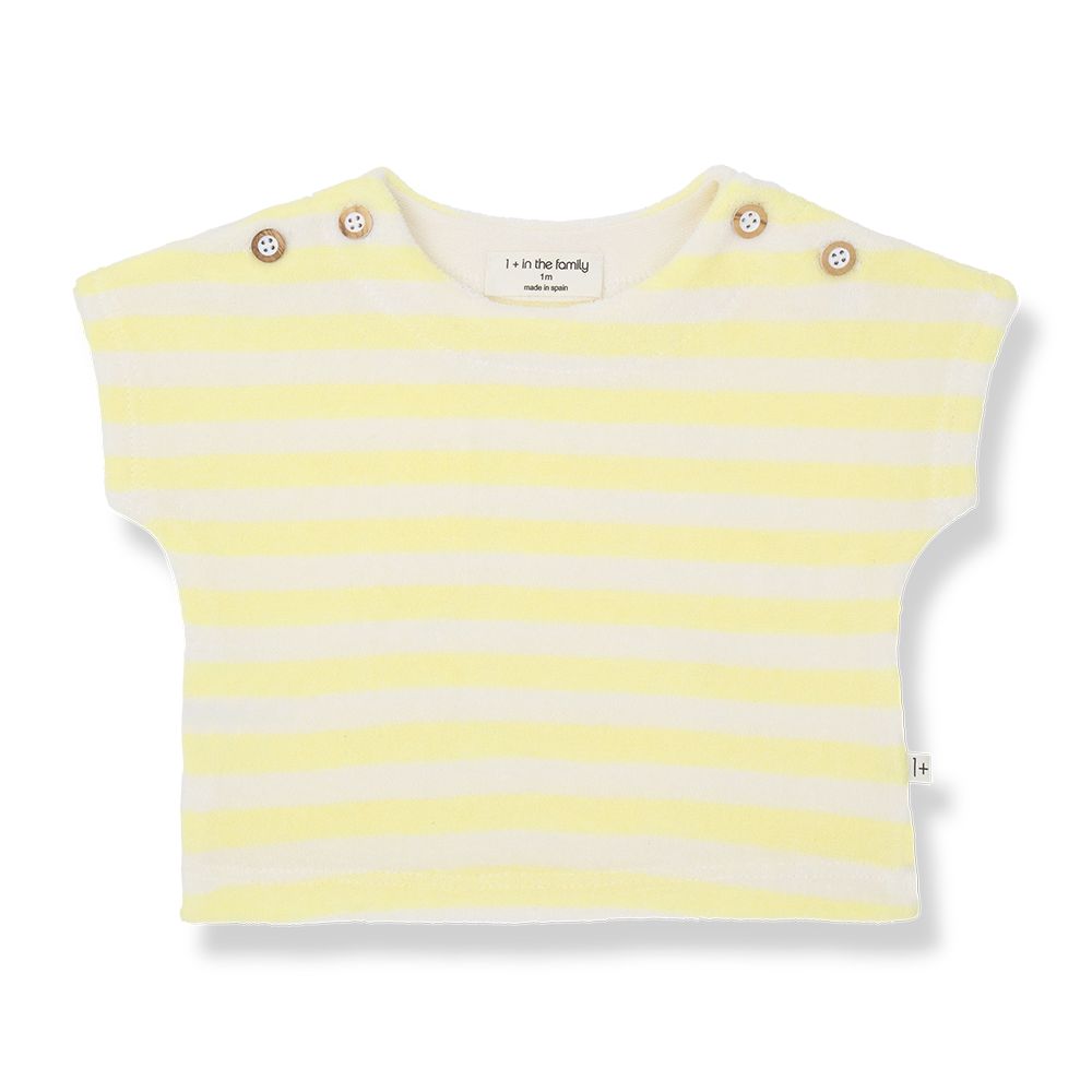 1 + in the Family Newborn KAVALA Striped Terry T