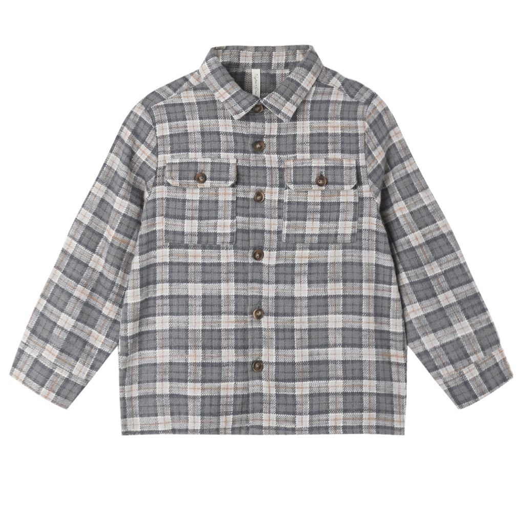 Rylee + Cru Pocketed Flannel Shirt Winter Plaid