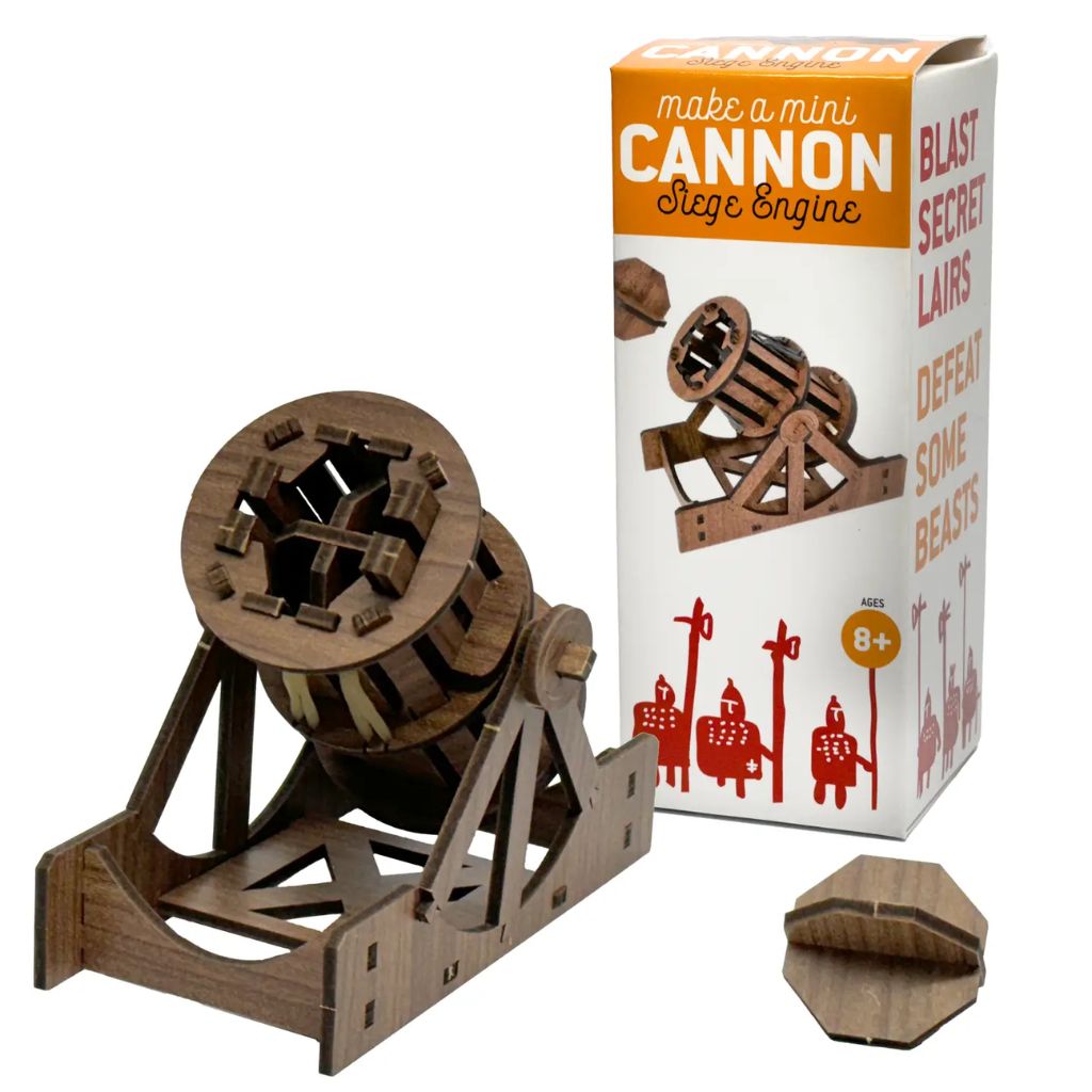 Mini Cannon Diy Kit Wooden Engineering Kit
