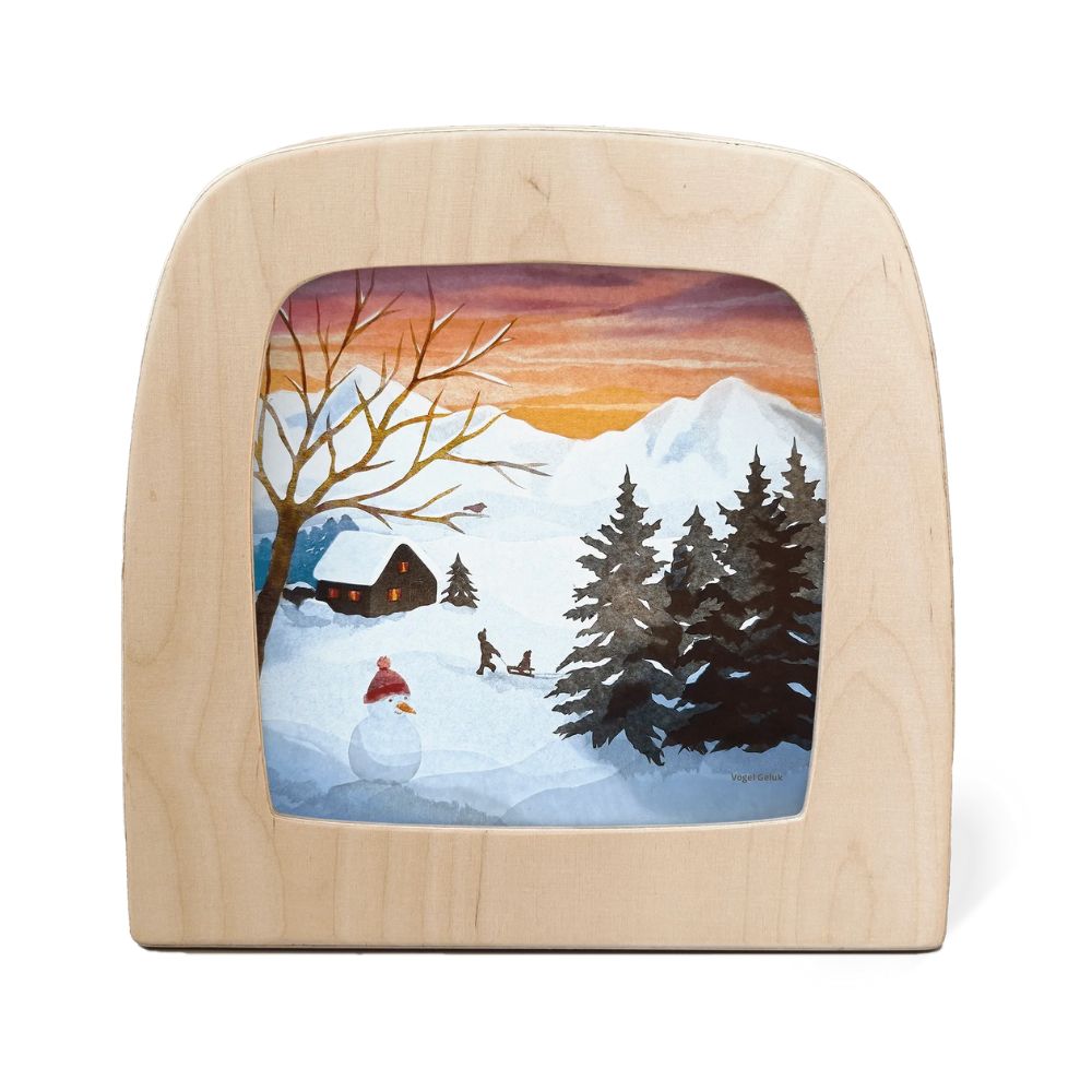 Silhouette Only - Vogel Geluk - Sled Song Silhouette for Toverlux Lamp