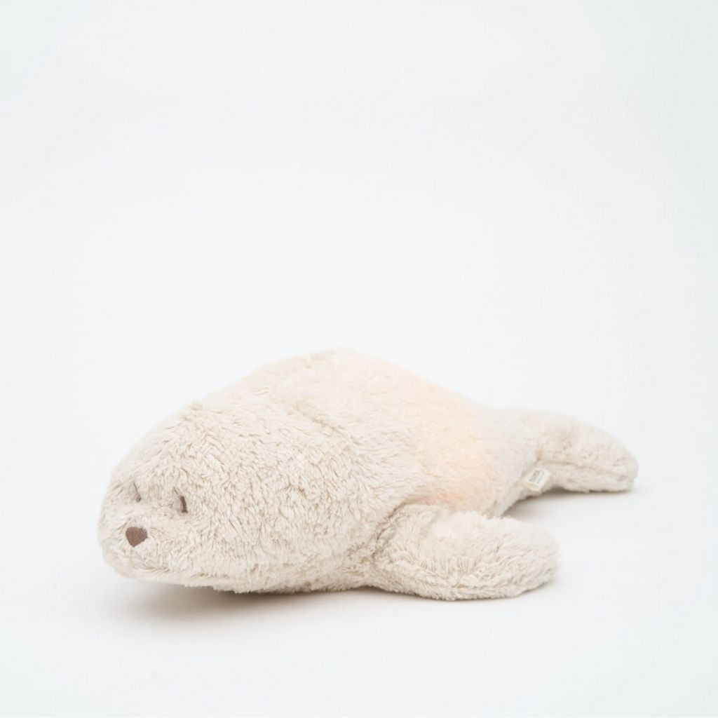 Moonie Organic Humming Seal With Lamp - Sand