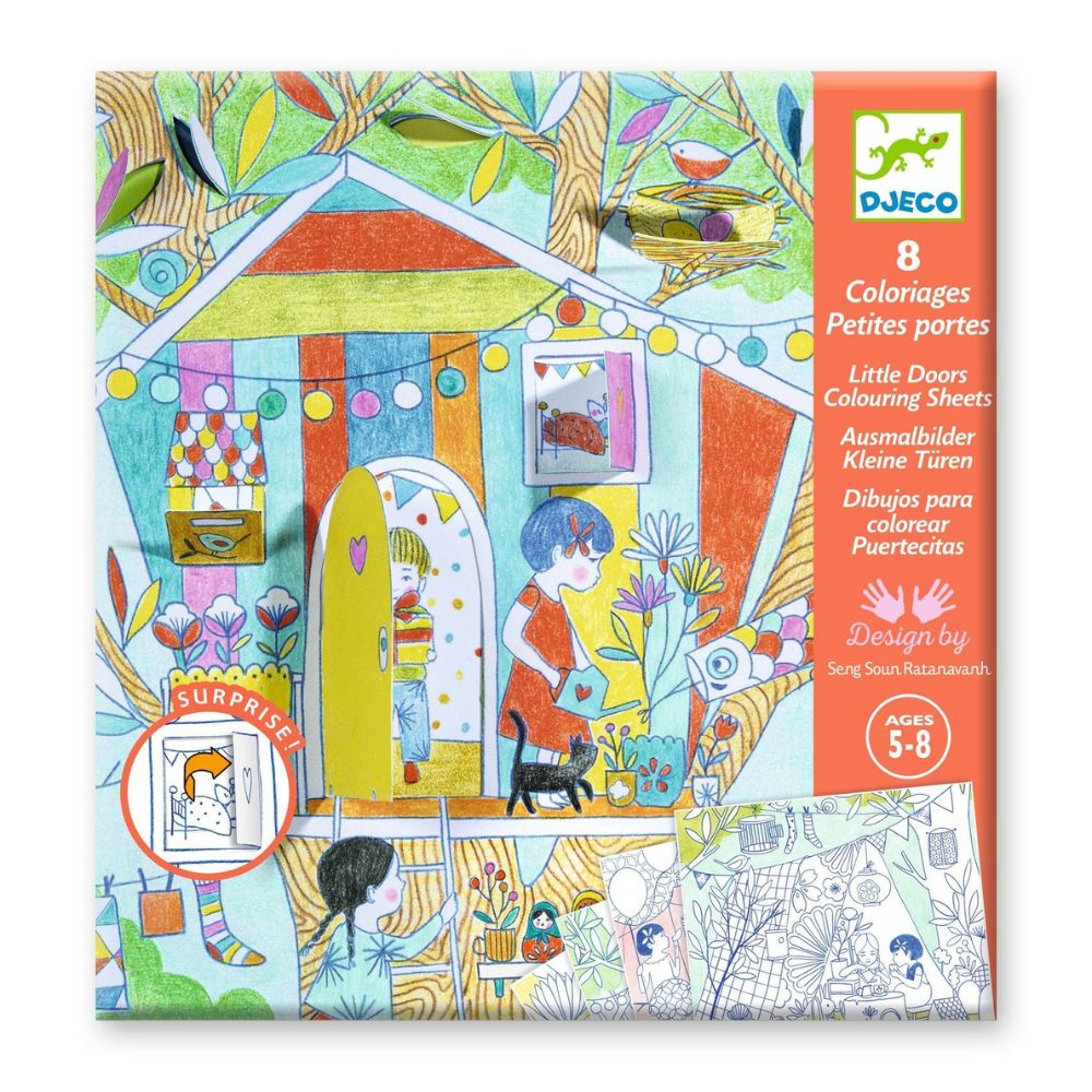 Djeco Colouring surprises - Nina’s play tents