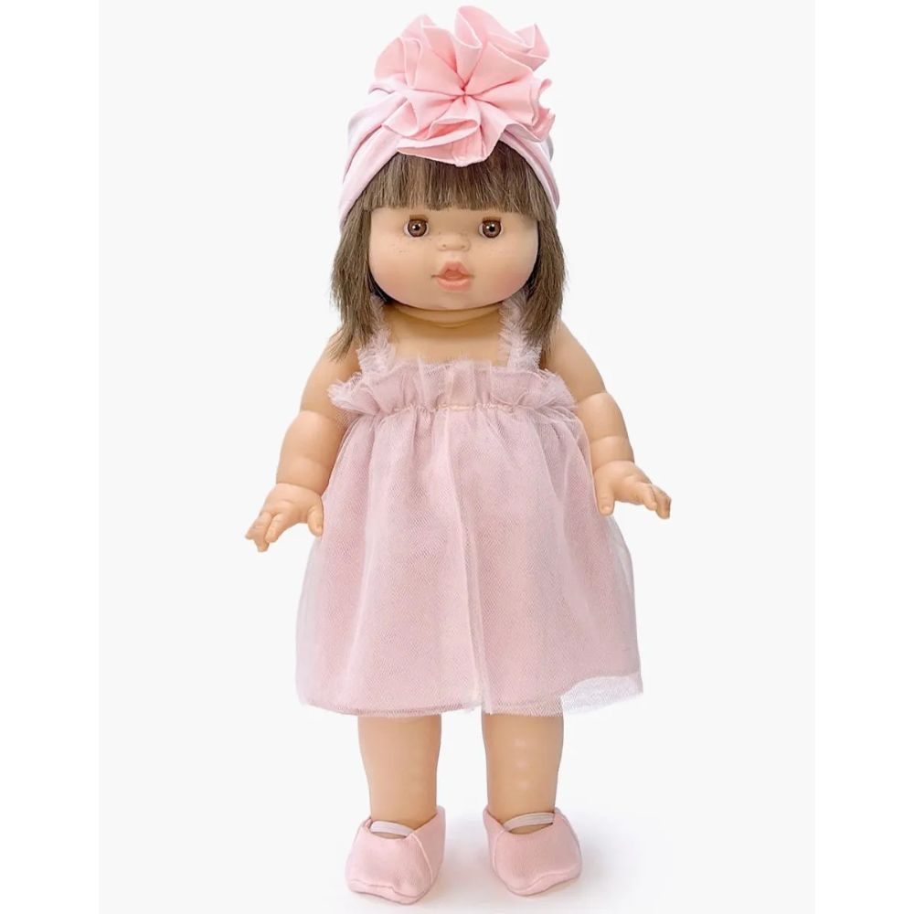 Minikane Clothing for Gordis Dolls 34cm - Noémie tutu – orchid cotton & pink tulle