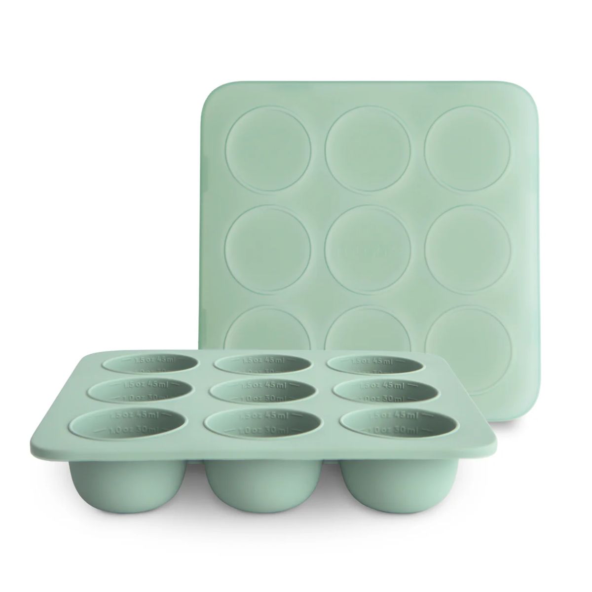 Mushie Fresh Food Feeder Freezer Tray - Cambridge Blue