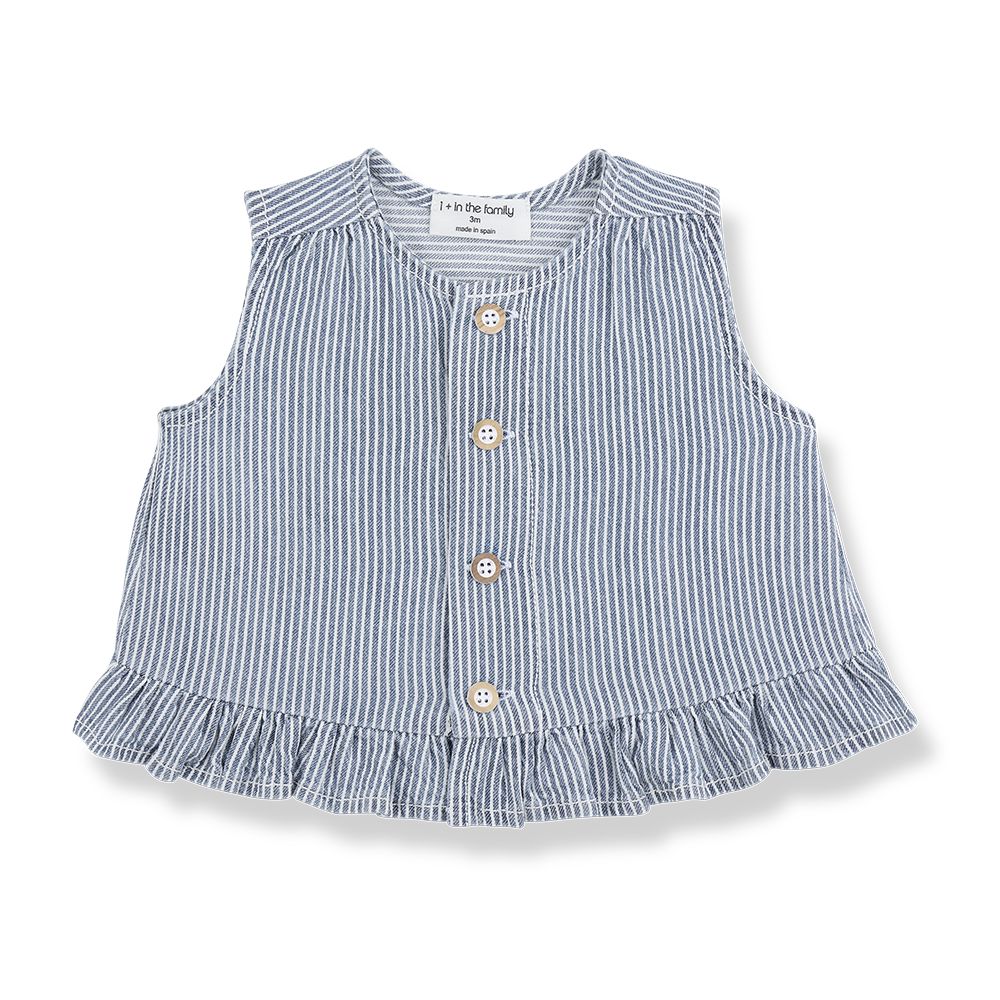 1 + in the Family ALCUDIA Denim Button Top