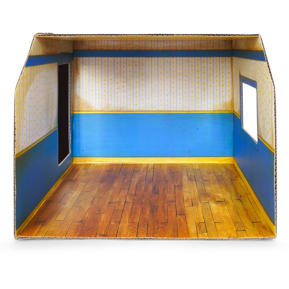 The Mouse Mansion Cardboard Room- Bedroom