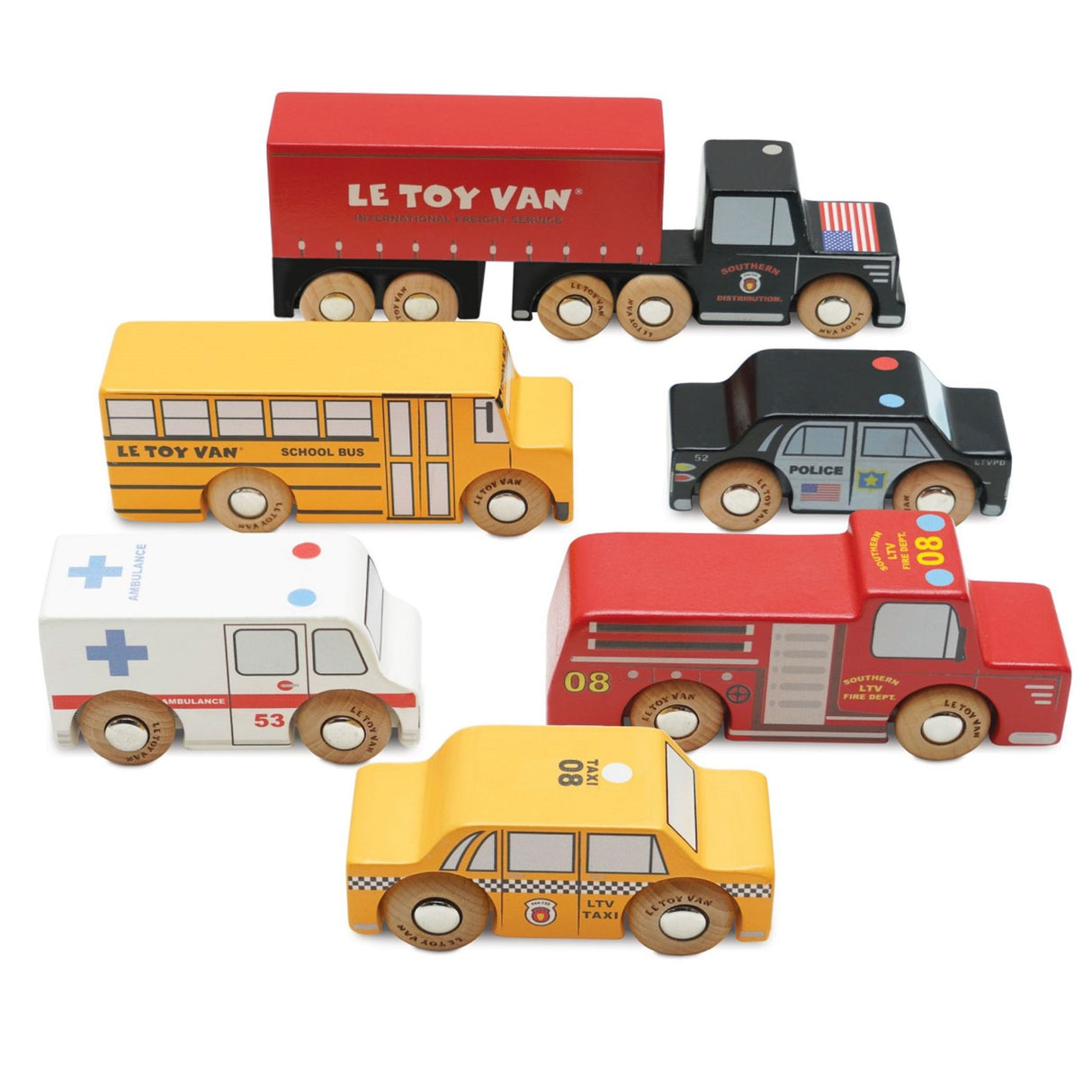 Le Toy Van Transportation - New York Car Set
