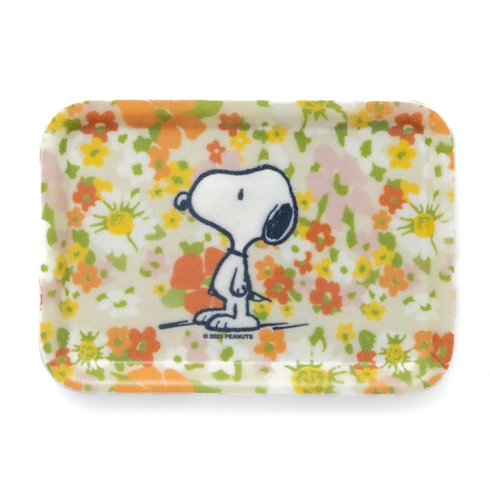 Three Potato Four X Peanuts® Vintage Tray - Snoopy Wildflowers