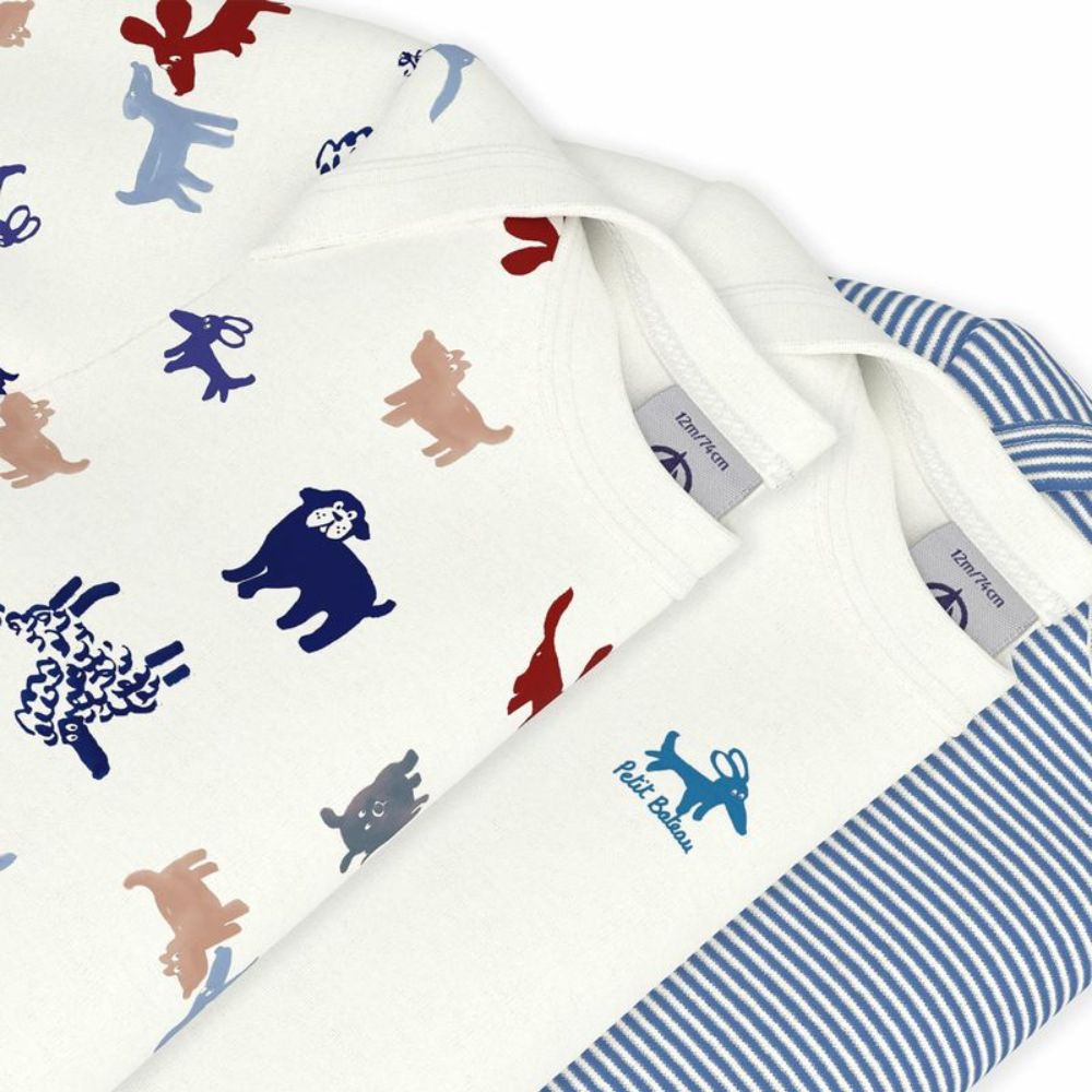 Petit Bateau SS Bodies 3pcs