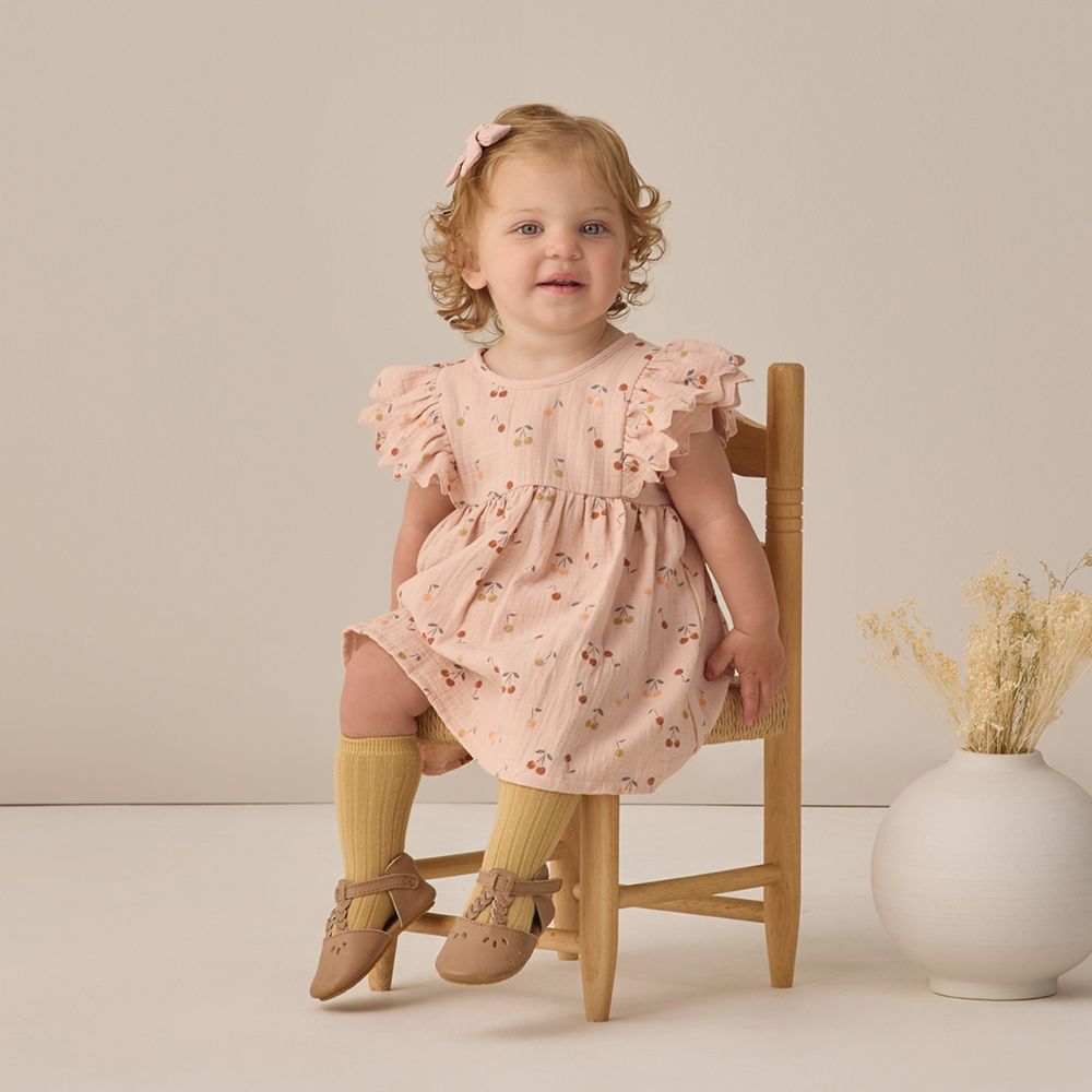 Quincy Mae Sock Set Sky/Honey