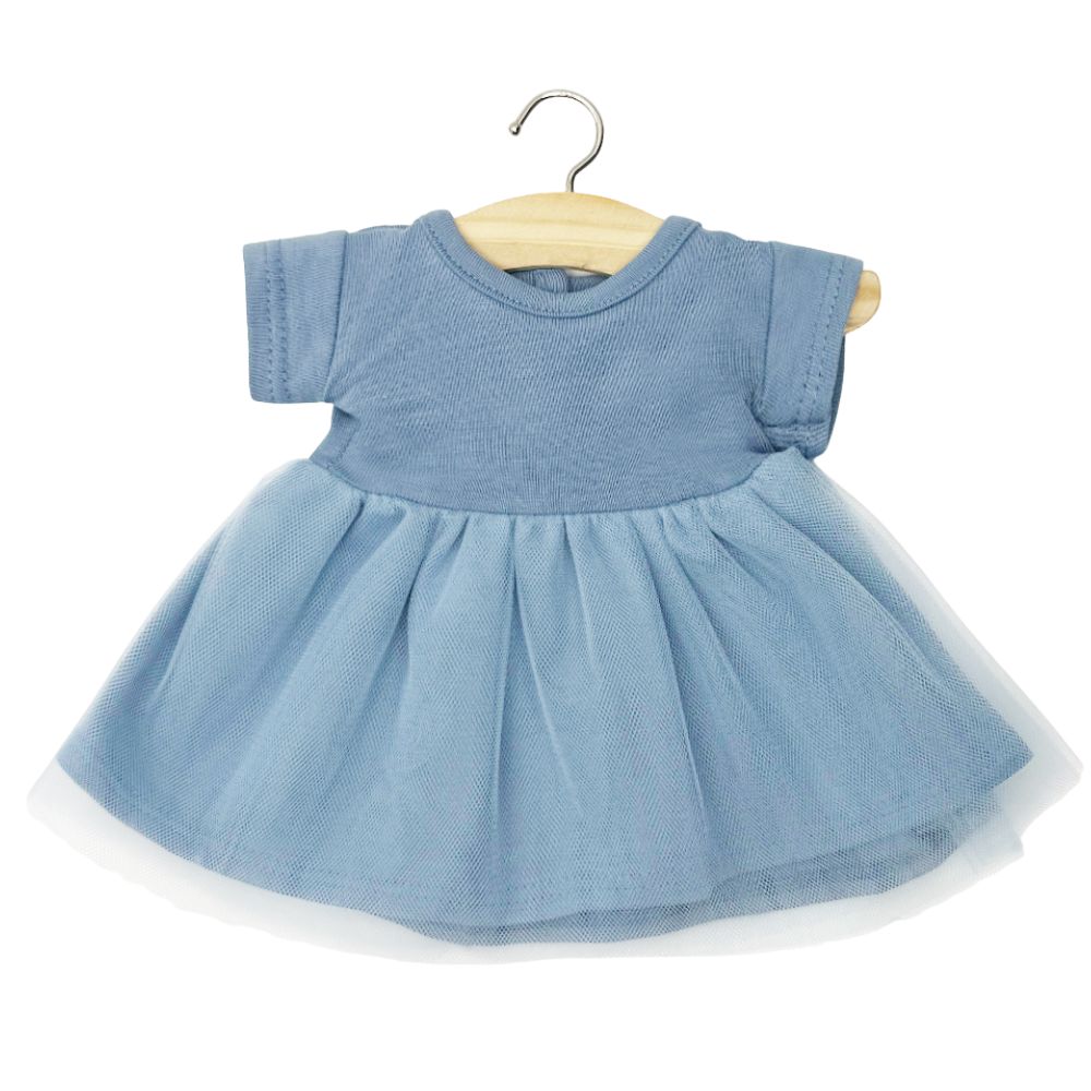 Minikane Clothing for Gordis Dolls 34cm- Rosana Short Sleeve Cobalt Blue Tutu
