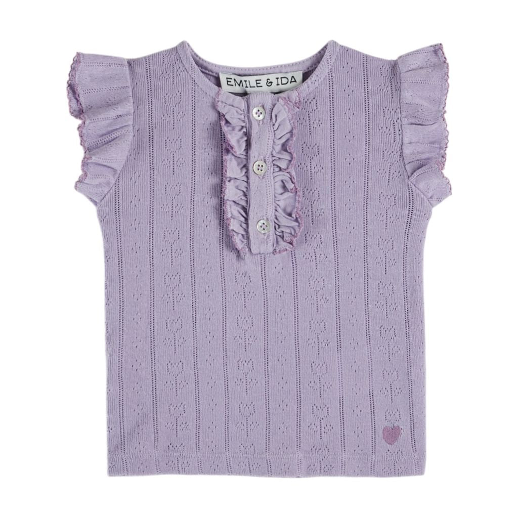 Emile & Ida Pointelle Tee Shirt