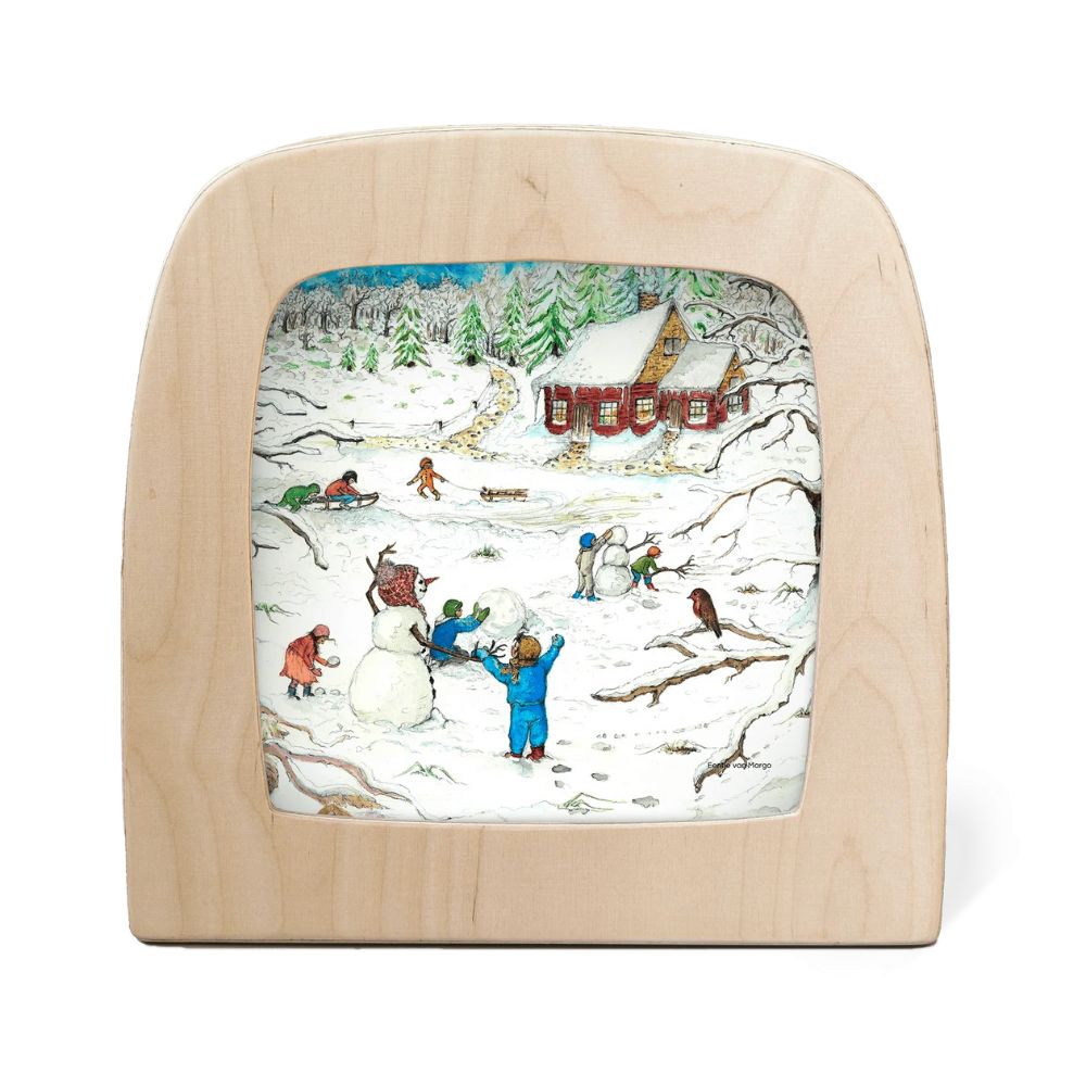 Silhouettes Only - Eenje Van Margo - Red Cottage Silhouette for Toverlux Lamp