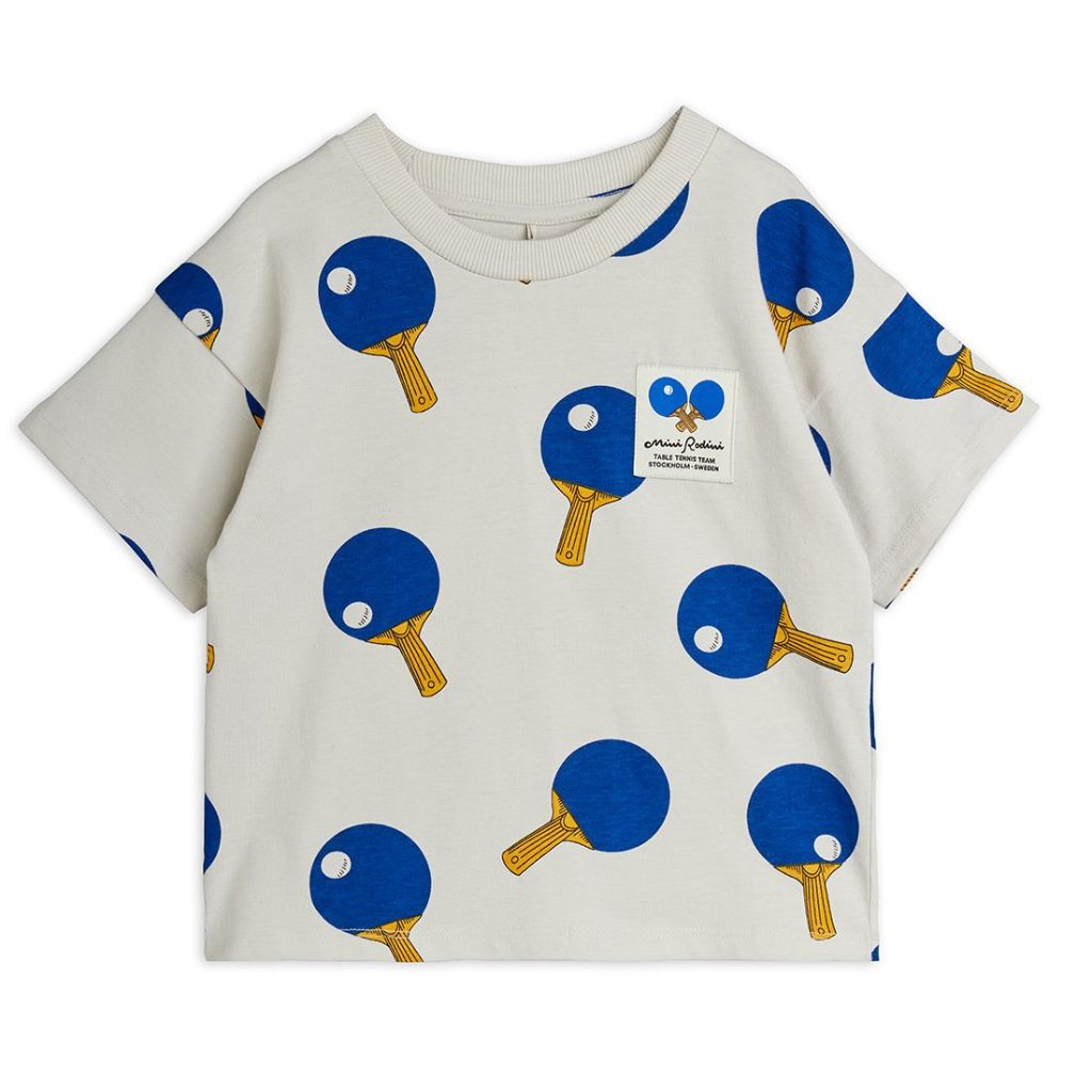 Mini Rodini Table Tennis Aop Ss Tee