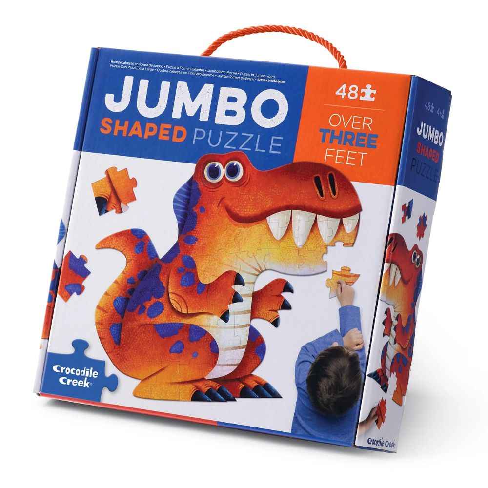 Crocodile Creek Jumbo Shaped Dinosaur Puzzle