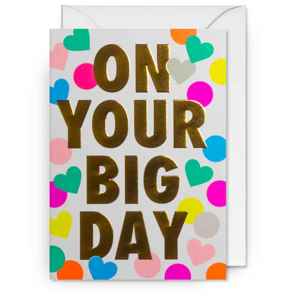 On Your Big Day Confetti Card