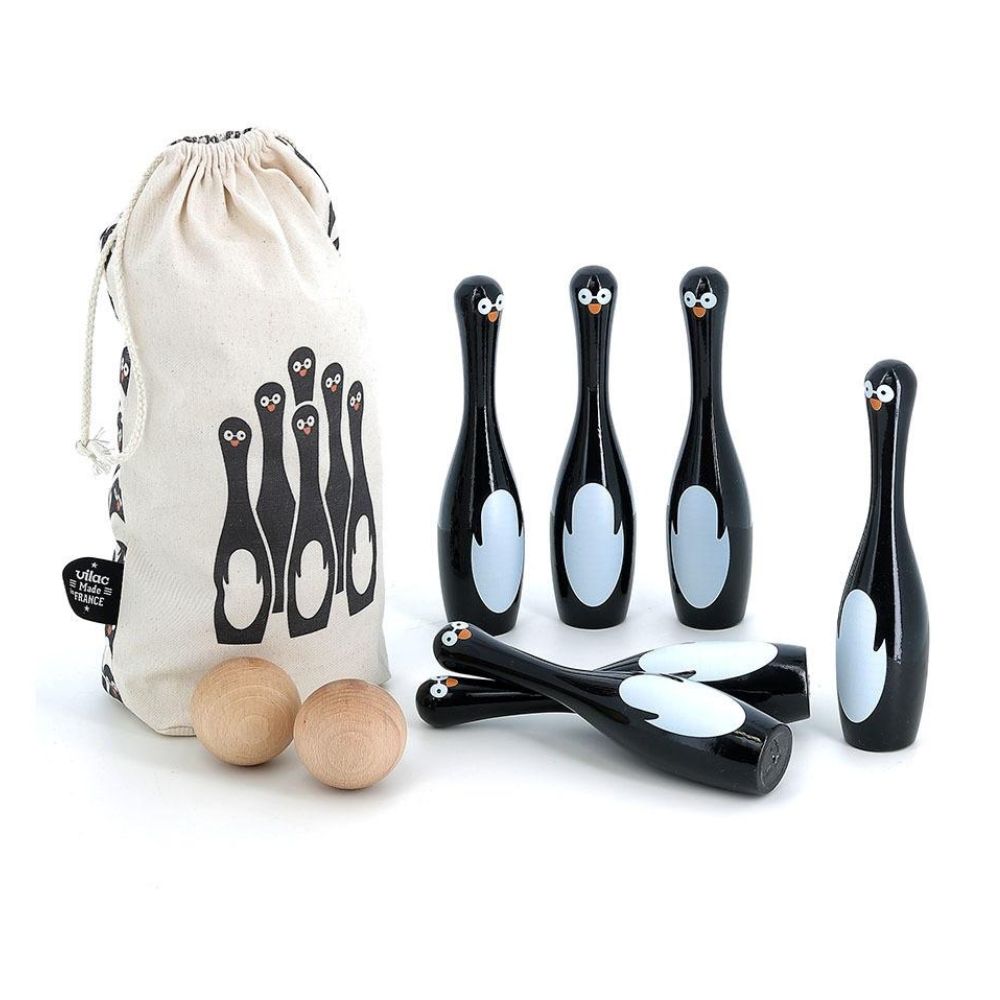 Vilac Play - Penguin Skittles Set