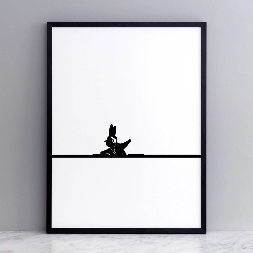 DJ Rabbit Print