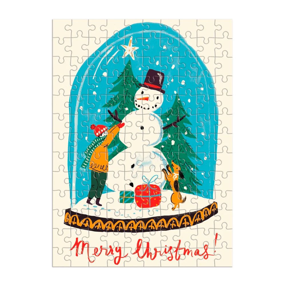 Puzzle Ornament - Snow Globe, 130 pcs