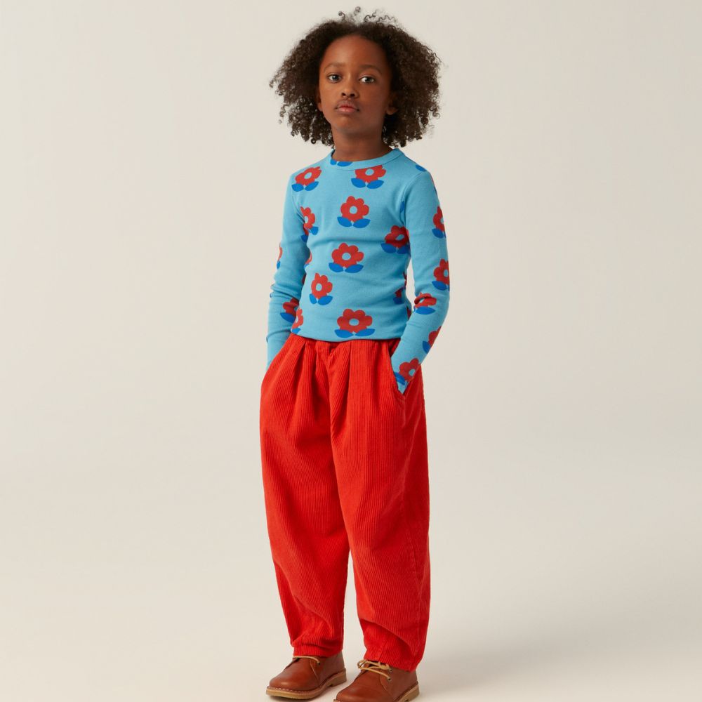 The Campamento Red Corduroy Trousers