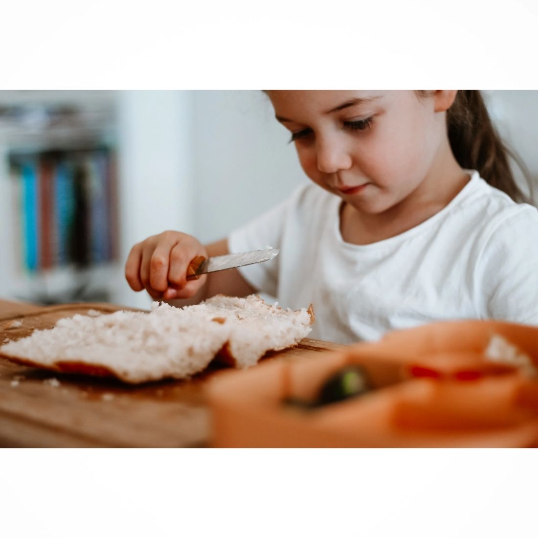 Child Safe Knife With Wood Handle