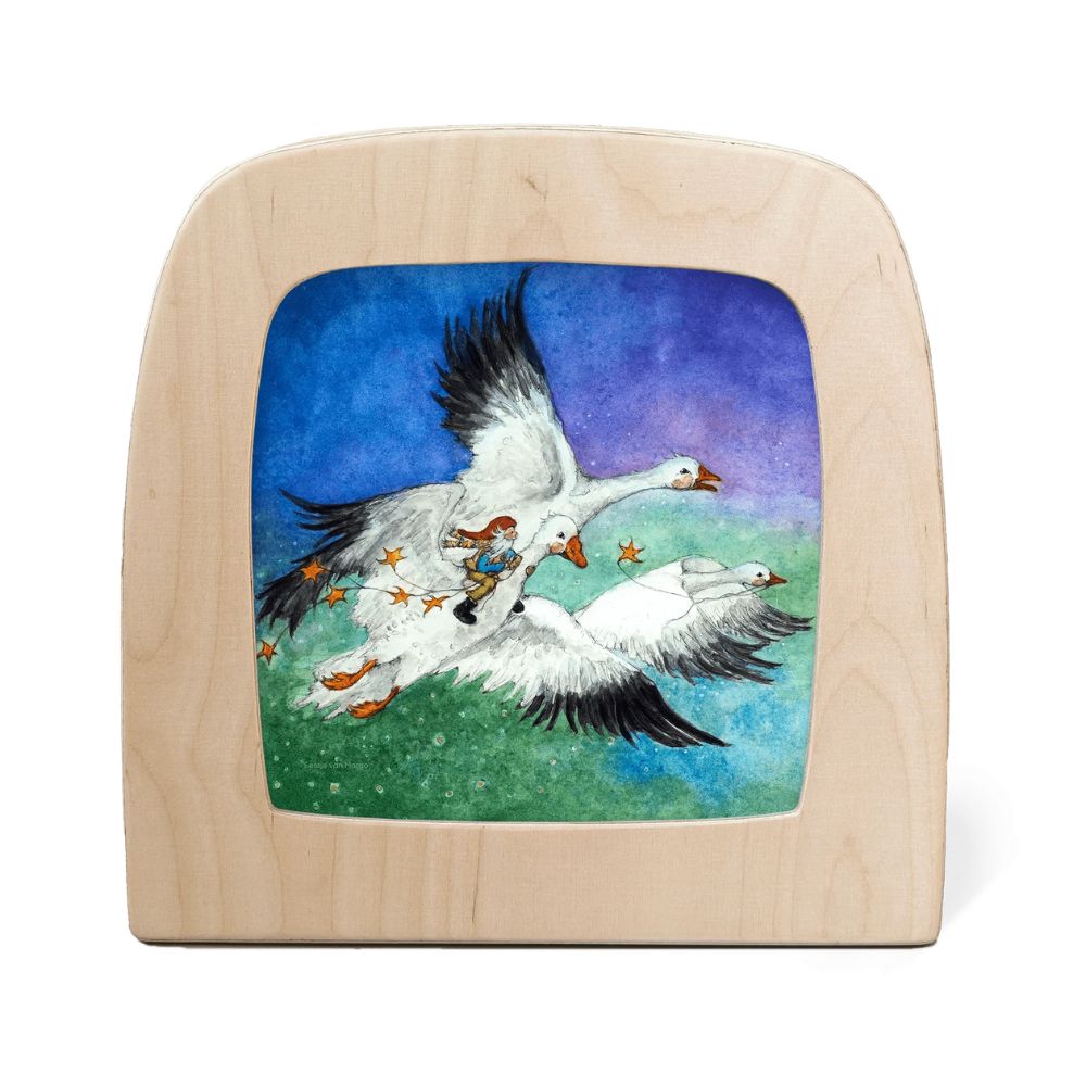 Silhouette Only - Eentje van Margo - George and the Snow Geese Silhouette for Toverlux Lamp