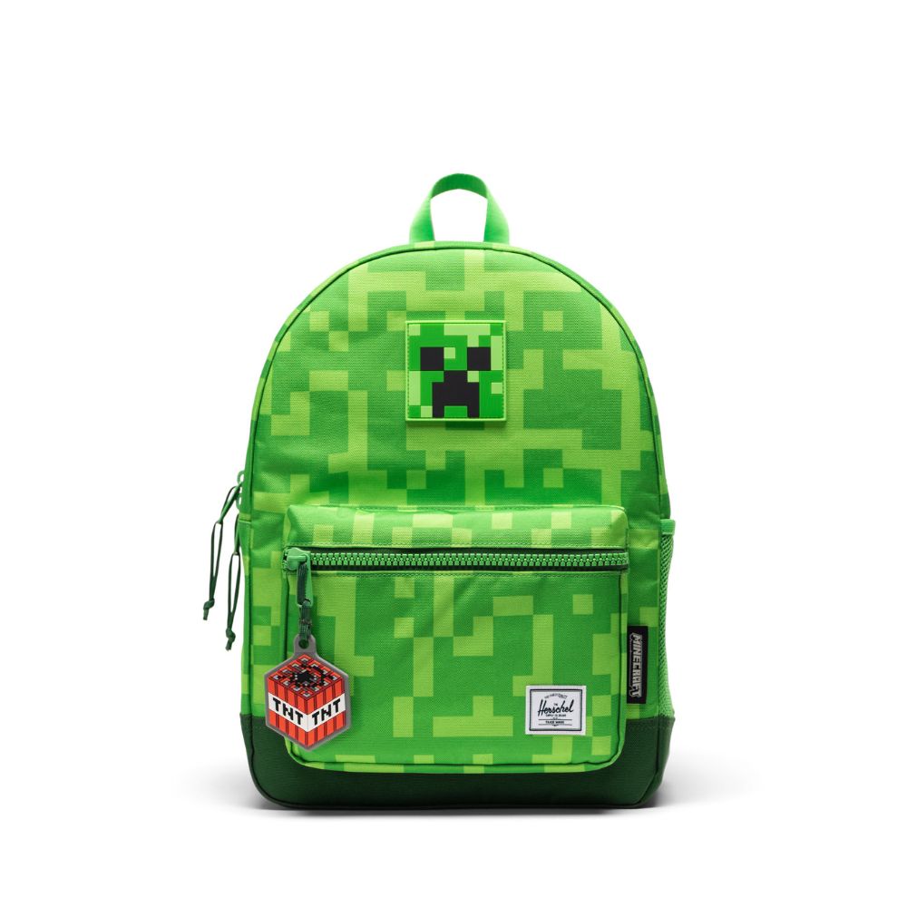 Minecraft Herschel Heritage Kids Backpack Creeper