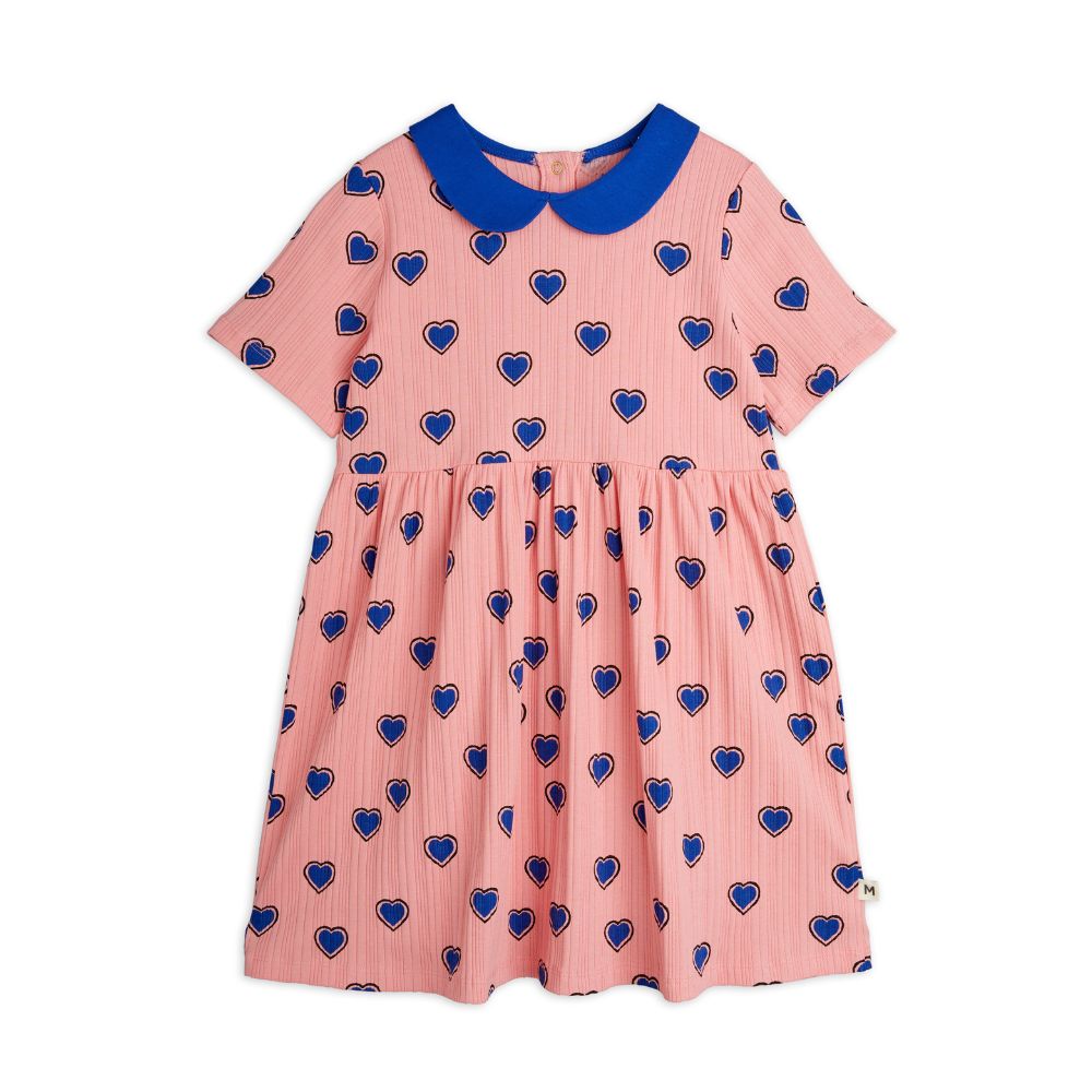 Mini Rodini Outlined Hearts AOP SS Dress