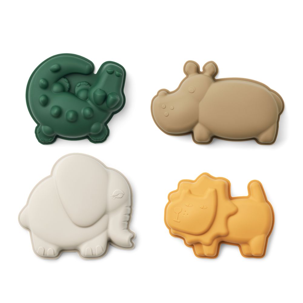 Liewood Gill All Together Sand Moulds 4-Pack - All Together