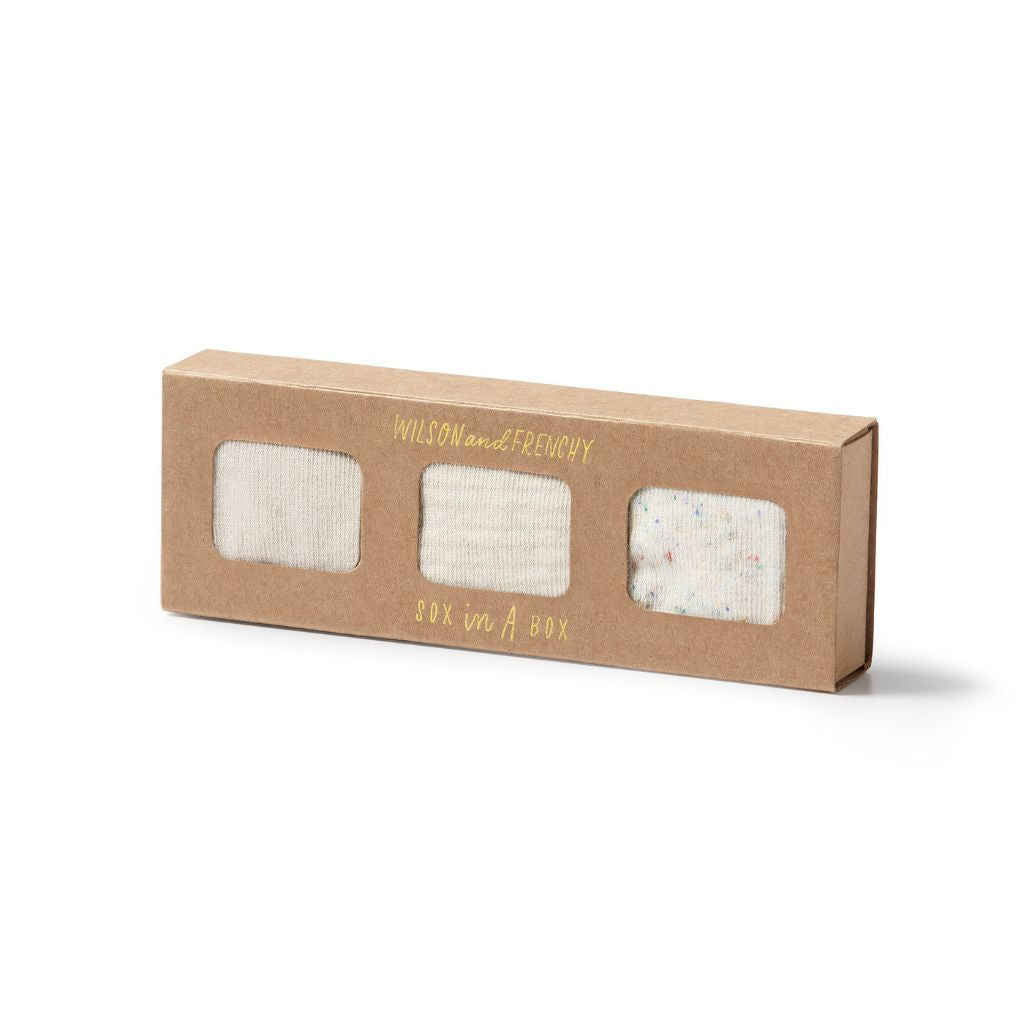 Wilson & Frenchy Organic 3 Pack Baby Socks