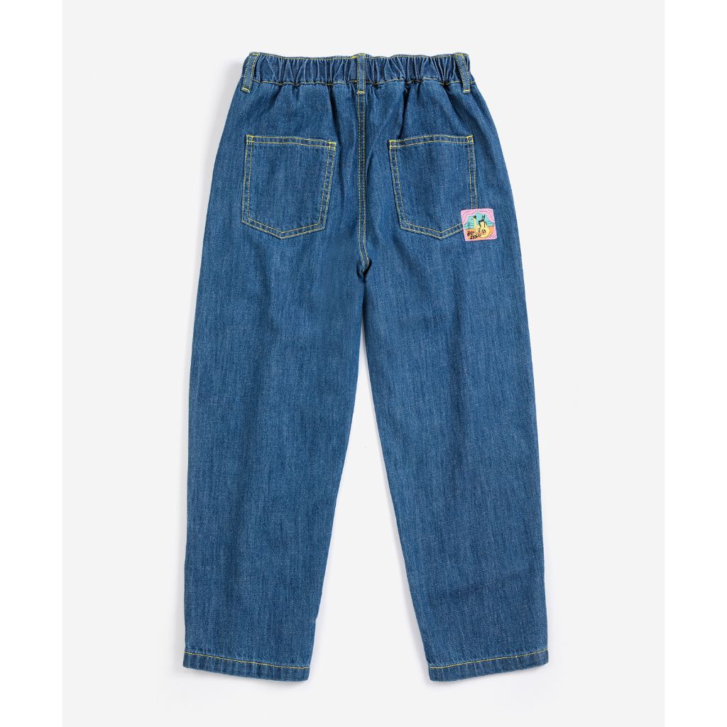 Bobo Choses Taxi Saurus Tag Denim Pants