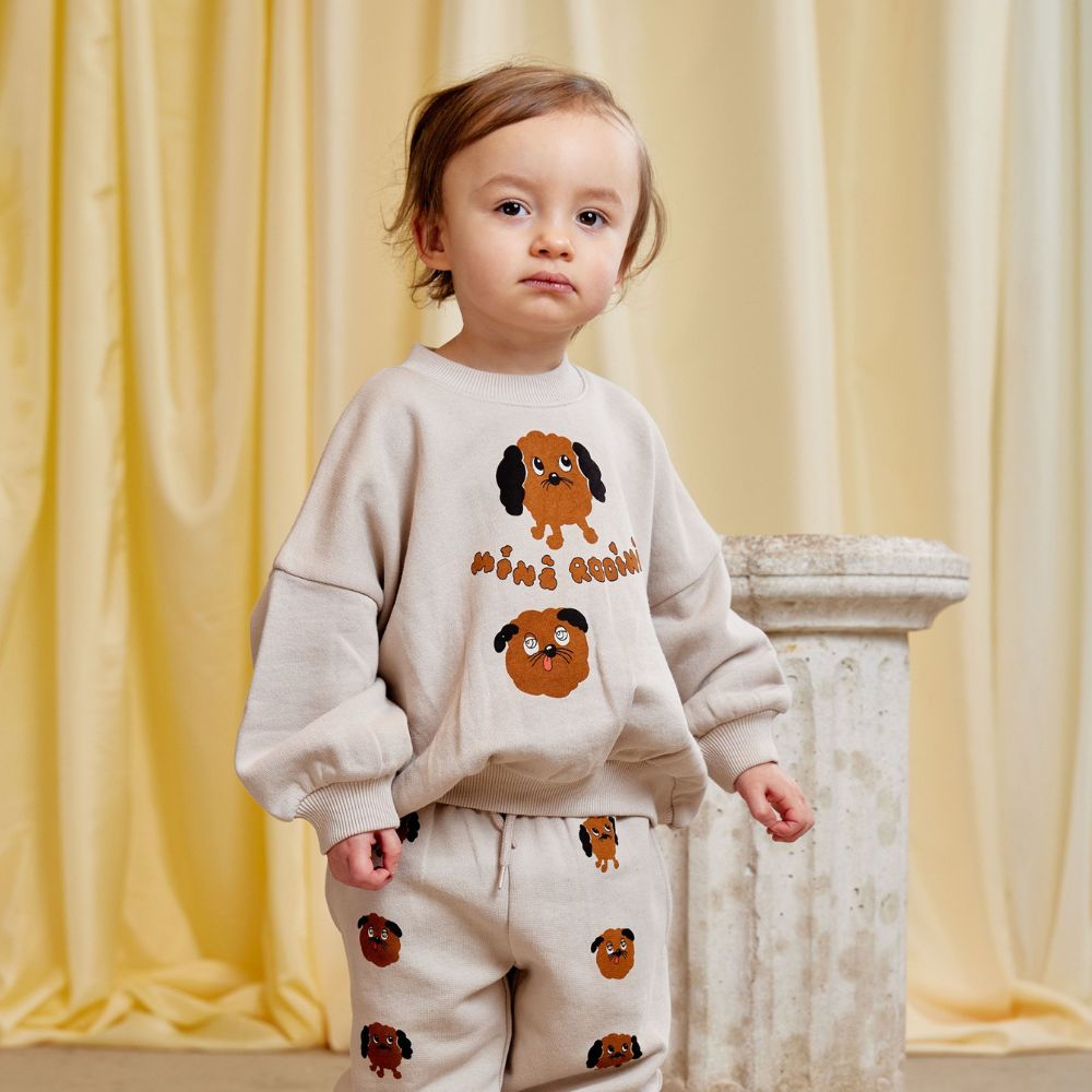 Mini Rodini Doggies sp Sweatpants Grey