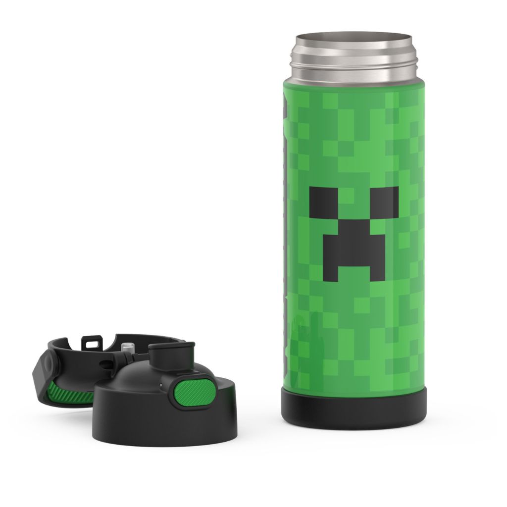 Thermos Stainless Steel Vaccum Insulated 16oz Hydration Bottle - Minecraft