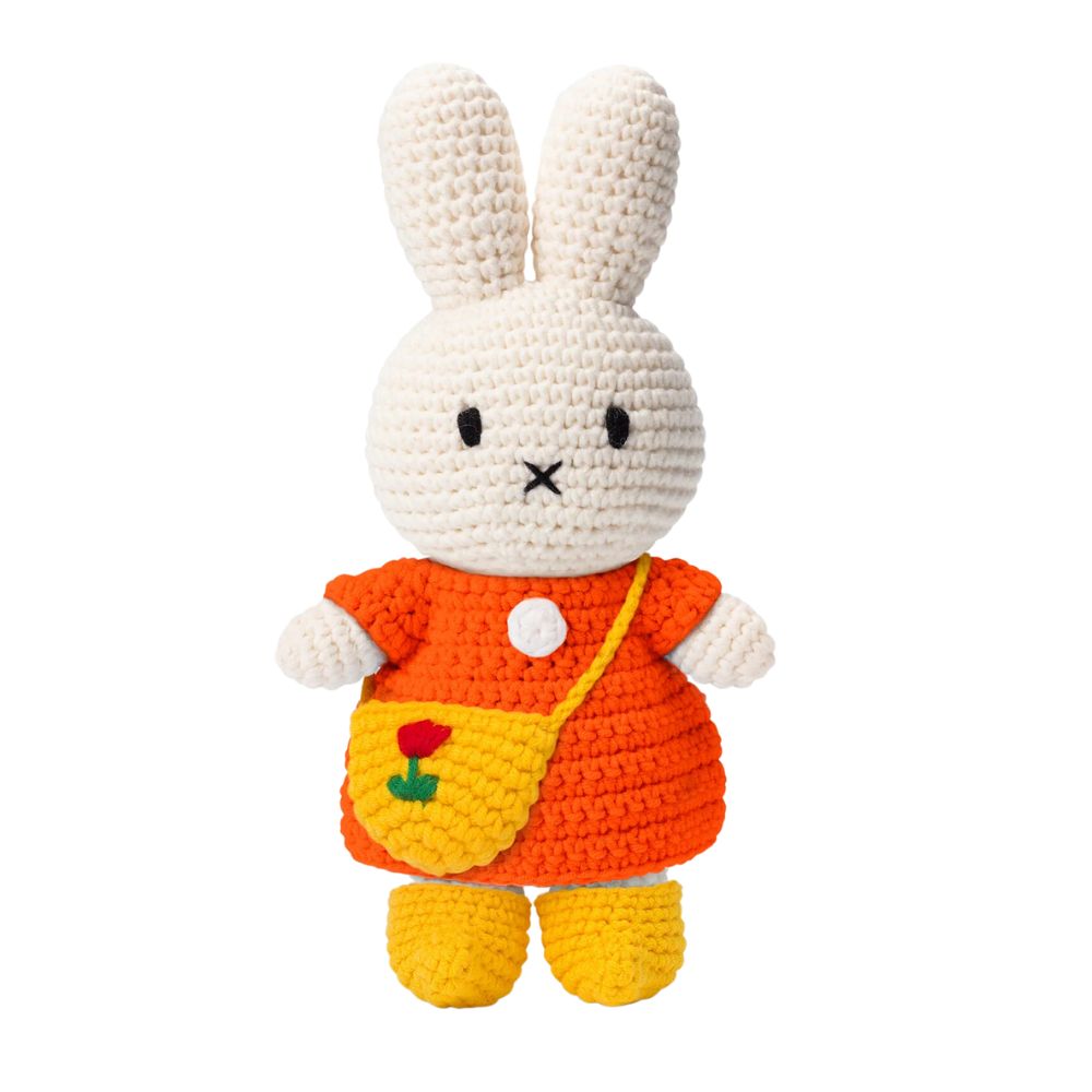 Miffy in her Orange dress and her Tulip Bag and shoes