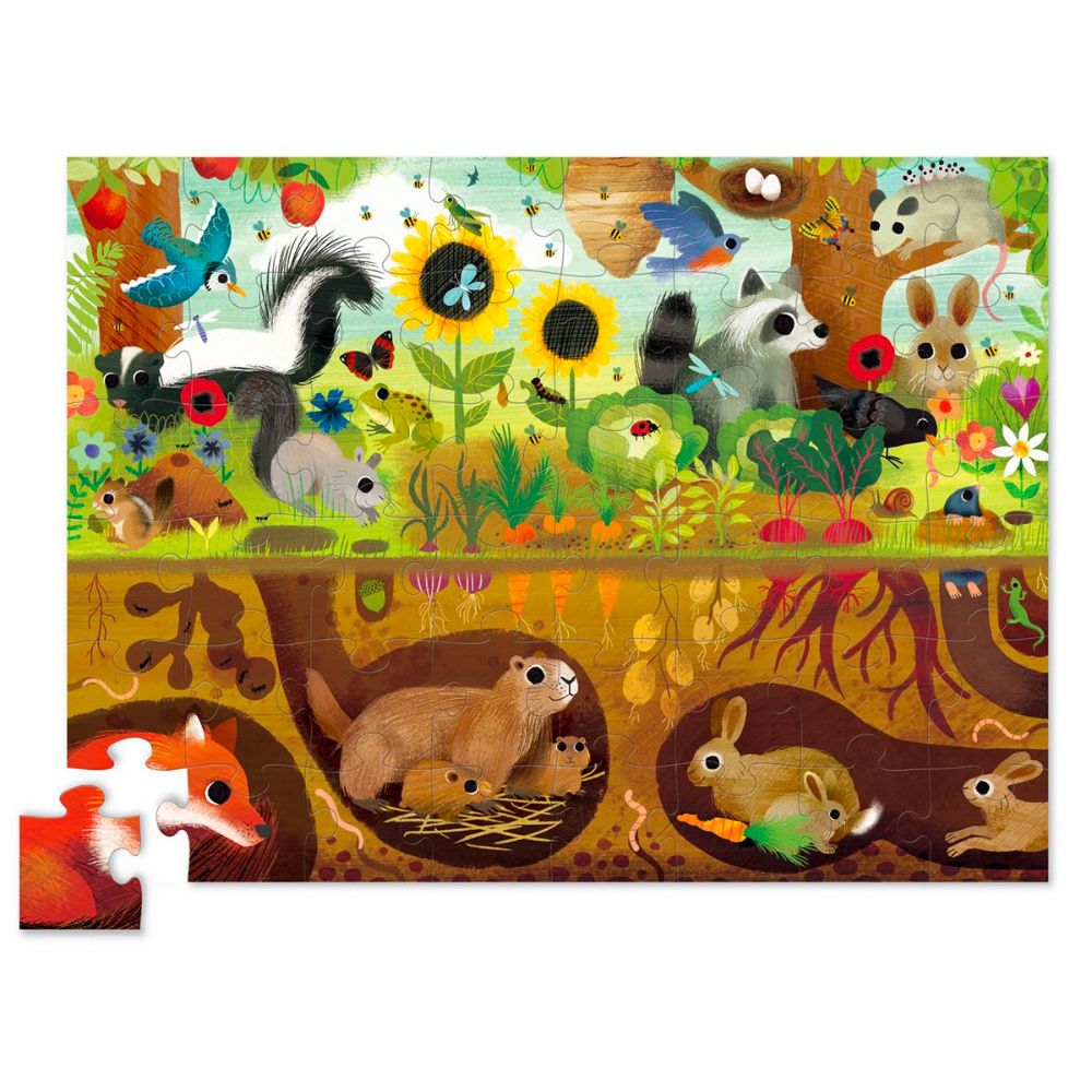 Crocodile Creek Above & Below 48 Piece Puzzle - Backyard Discovery