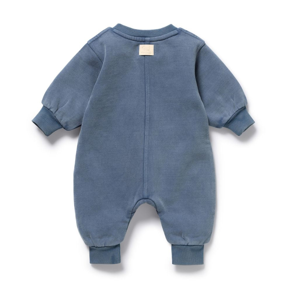 Wilson & Frenchy Twilight Blue Organic Terry Growsuit