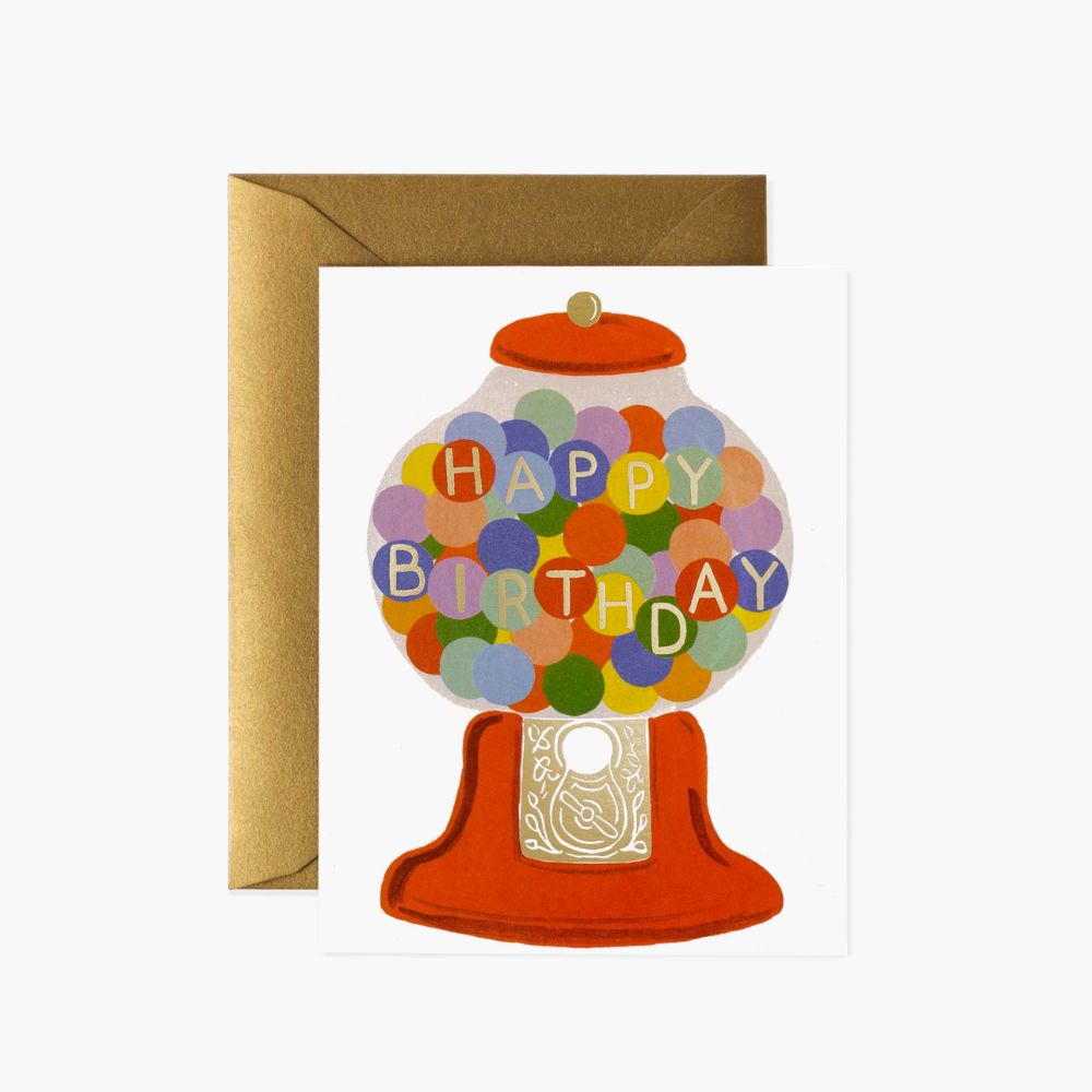 Gumball Birthday Card