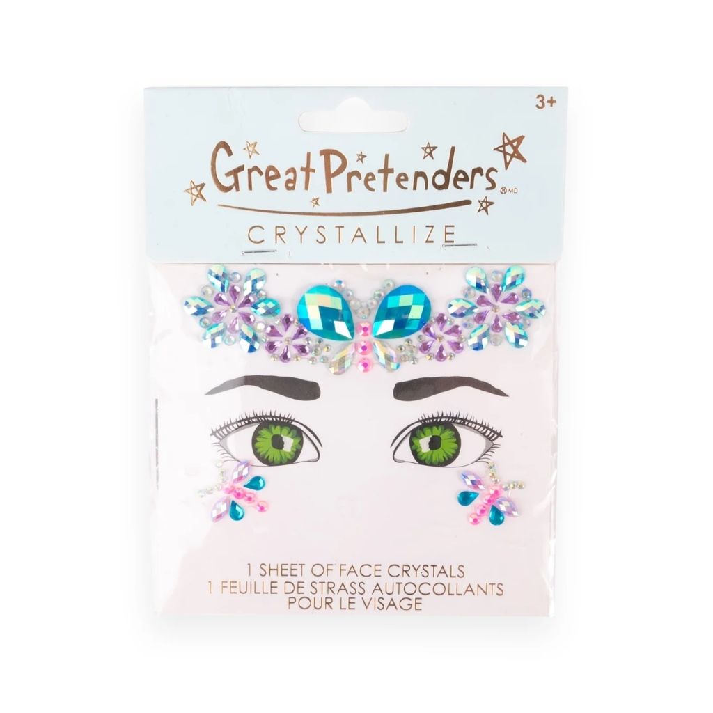 Face Crystals, Butterfly Garden