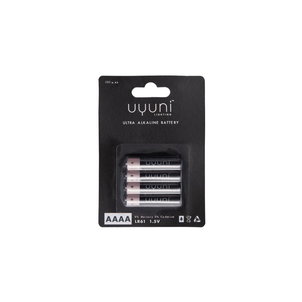 Uyuni AAAA Battery, 1,5V, 580mAh (4-Pack)