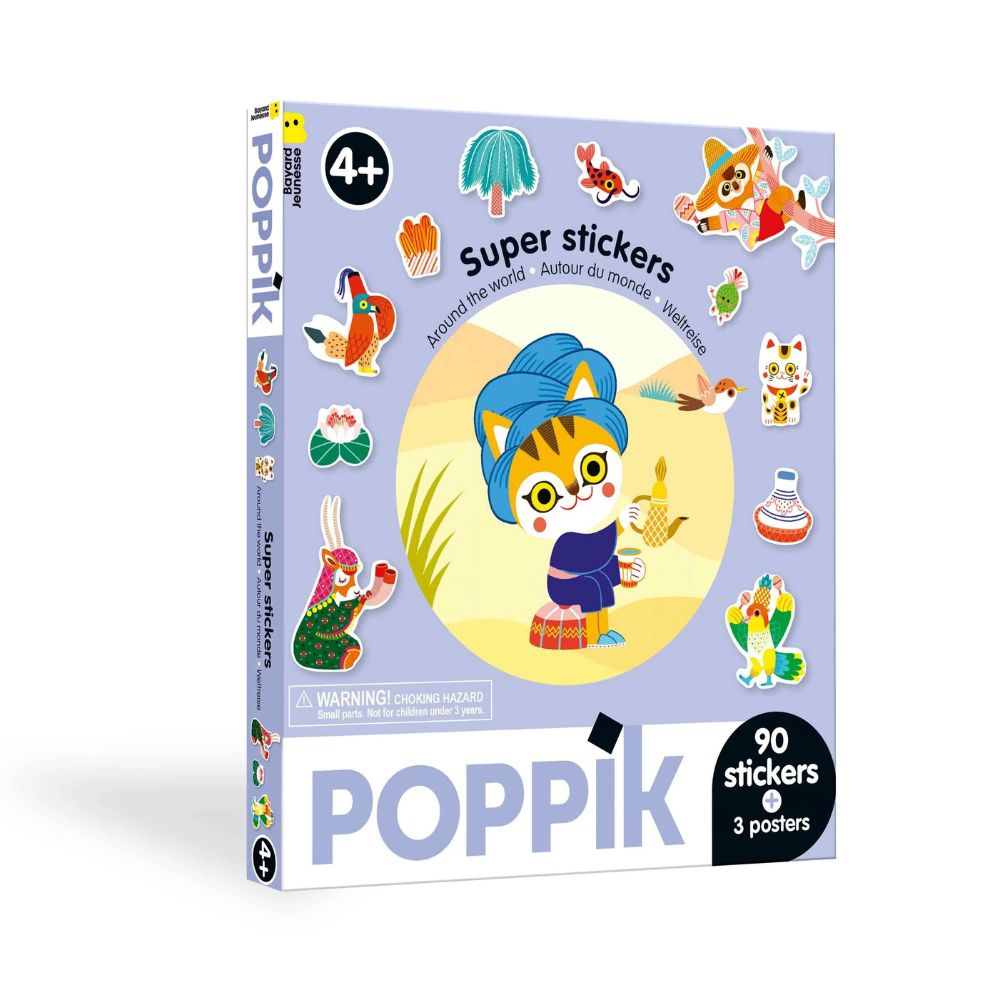 Poppik Super Stcikers - Around the World