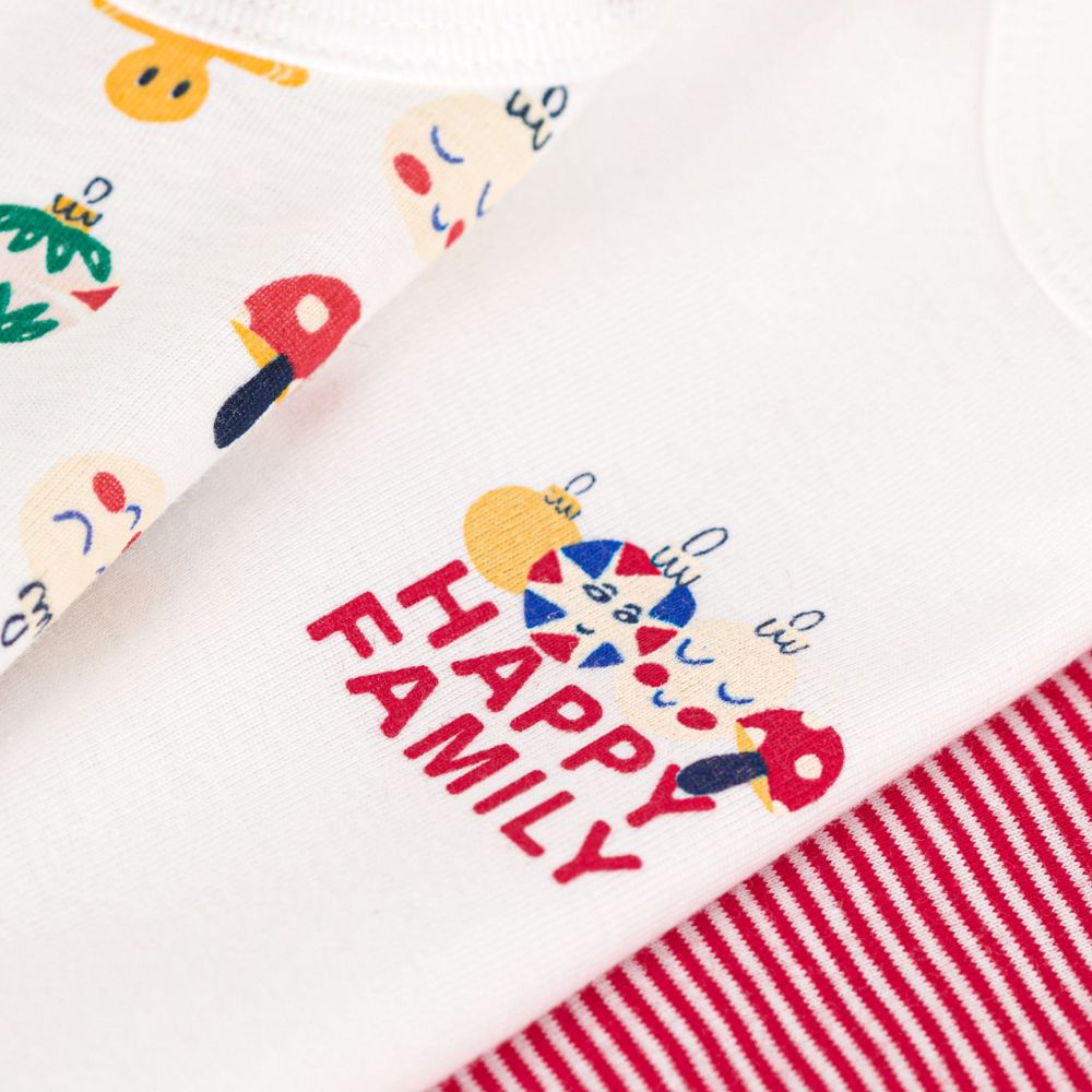 Petit Bateau LS Bodies 3pcs
