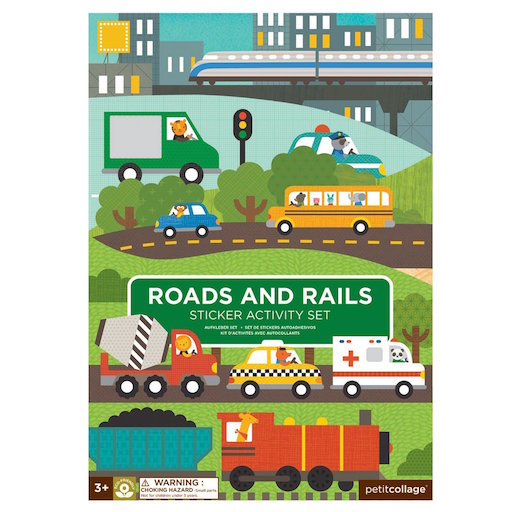 Sticker Activity Set- Roads and Rails