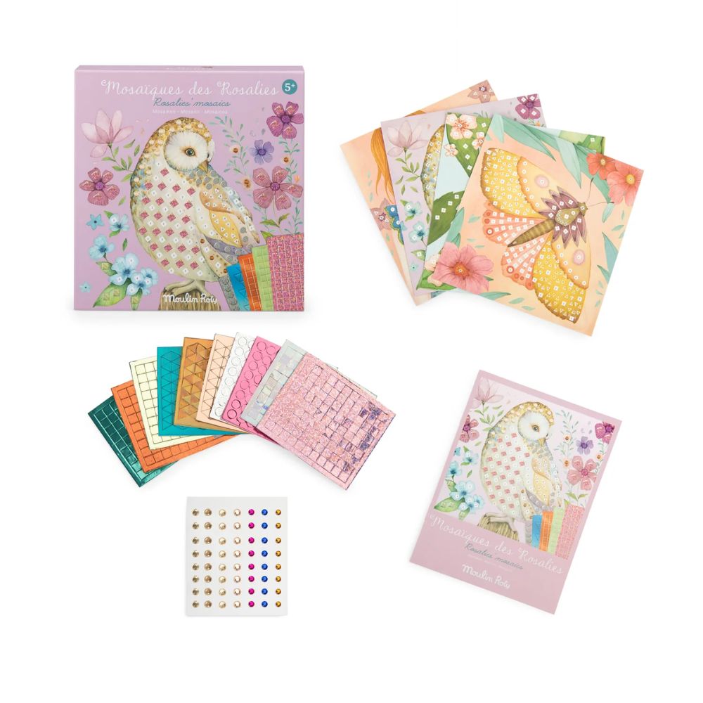 Moulin Roty Les Rosalies - Mosaic Craft Kit