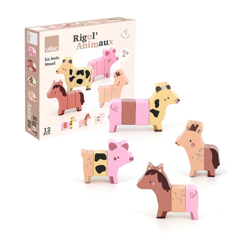 Vilac Magnetic Farm Animals by Sarah Betz