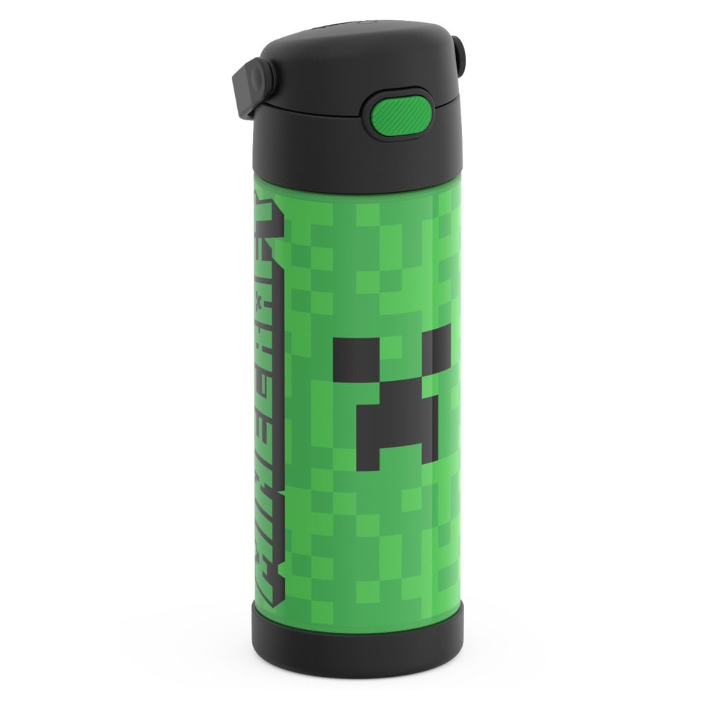 Thermos Stainless Steel Vaccum Insulated 16oz Hydration Bottle - Minecraft
