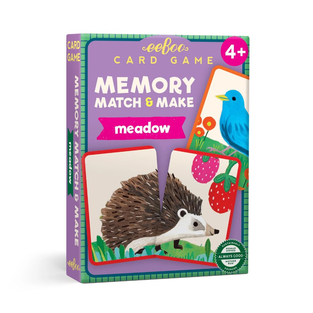 Eeboo Meadow Memory Match & Make Game