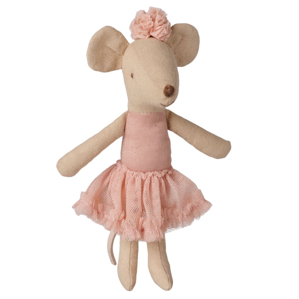Maileg Ballerina mouse, Big sister - Light heather