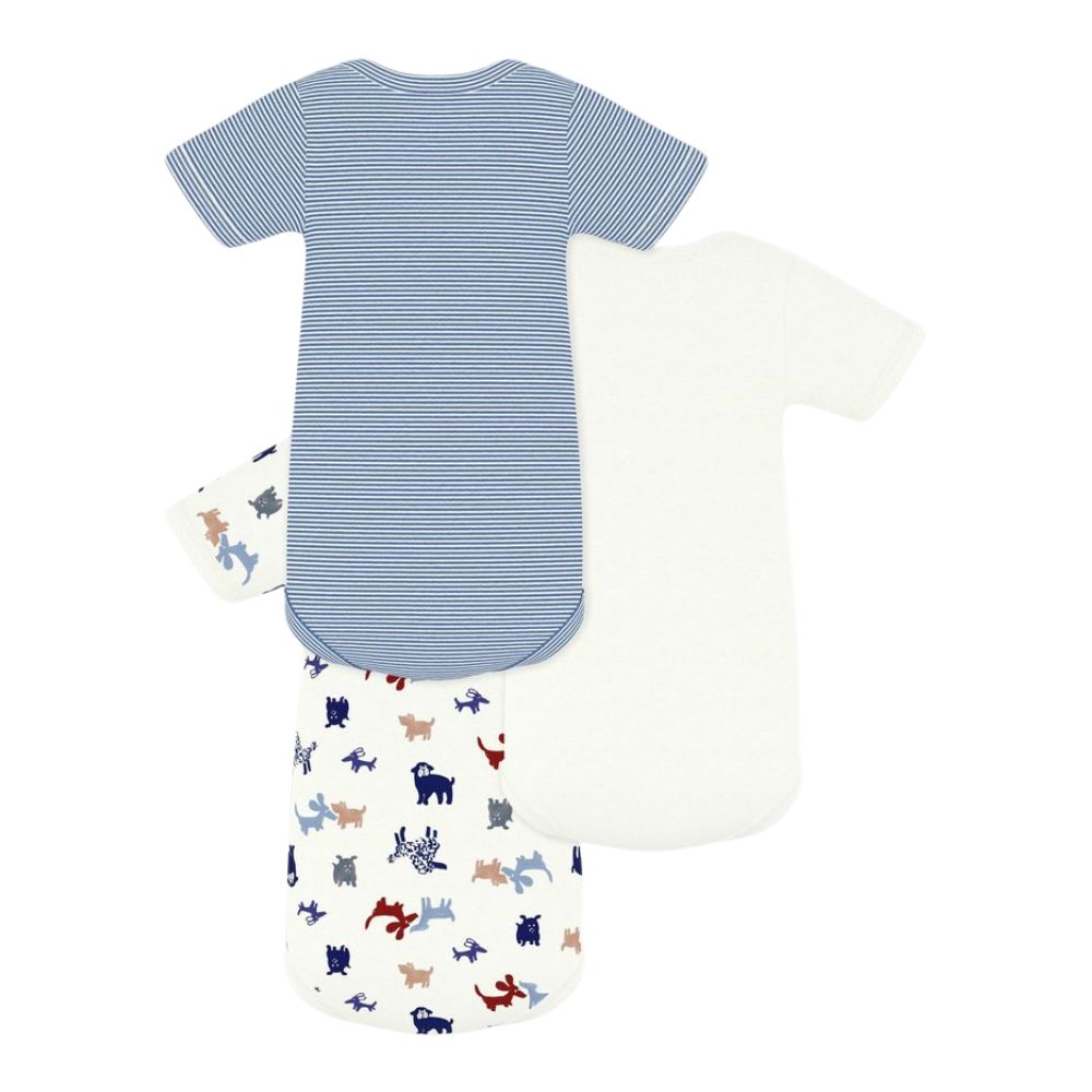 Petit Bateau SS Bodies 3pcs