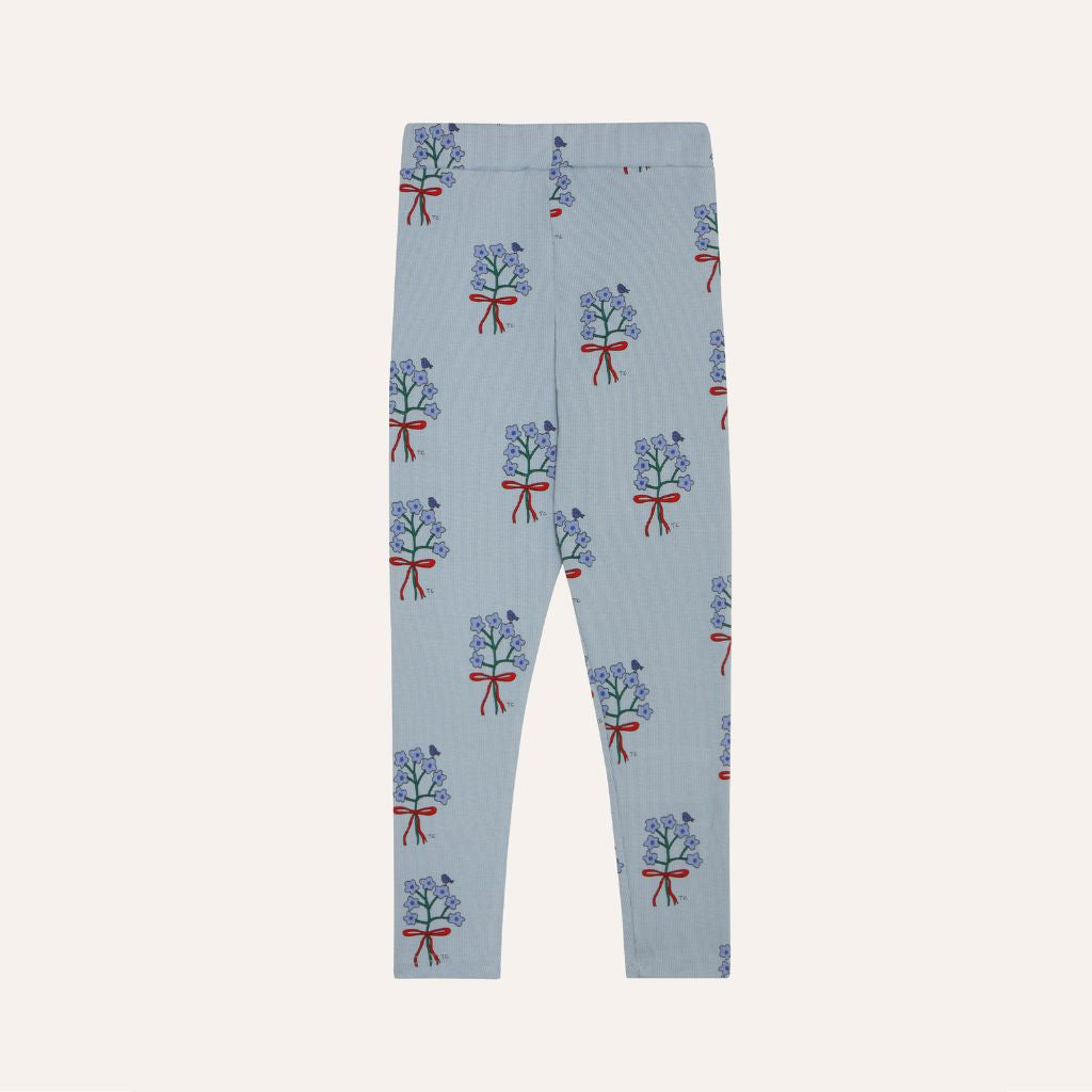 The Campamento Bouquets Light Blue Leggings