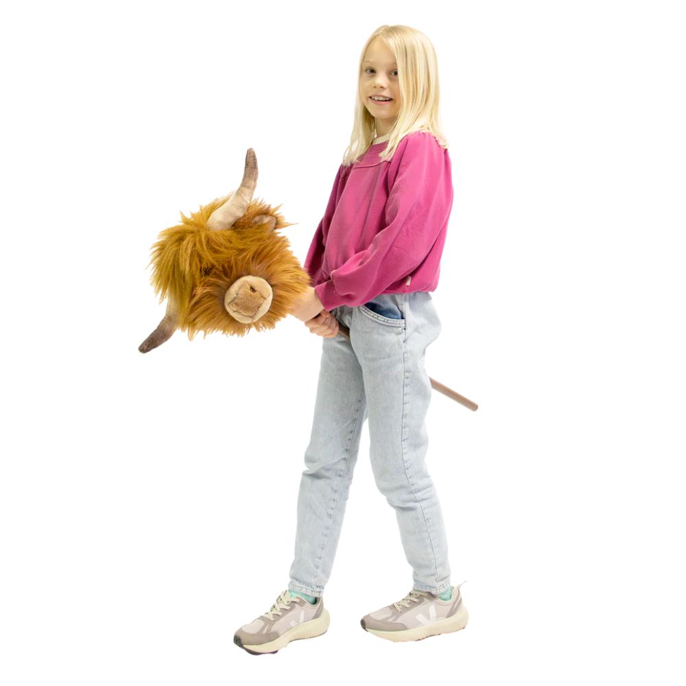 Wild & Soft Highland Cow Stick Animal